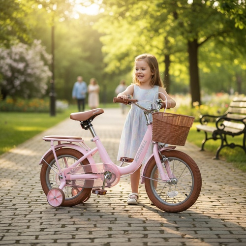 Велосипед детский ACTIWELL 14" стальная рама, в ассортименте, Арт. KID-ST14-G, картинка