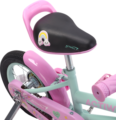 Велосипед детский ACTIWELL 12" бирюзовый/белый, Арт. KID-ST12-G, детальное фото