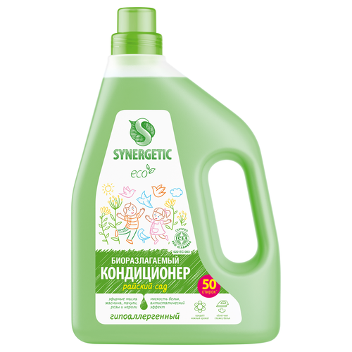 Кондиционер для белья SYNERGETIC Райский сад, 1,5л, фотография