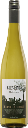 Вино DEUTSCHE WEINREBEN Рислинг Рейнхессен сортовое белое полусухое, 0.75л, фотография