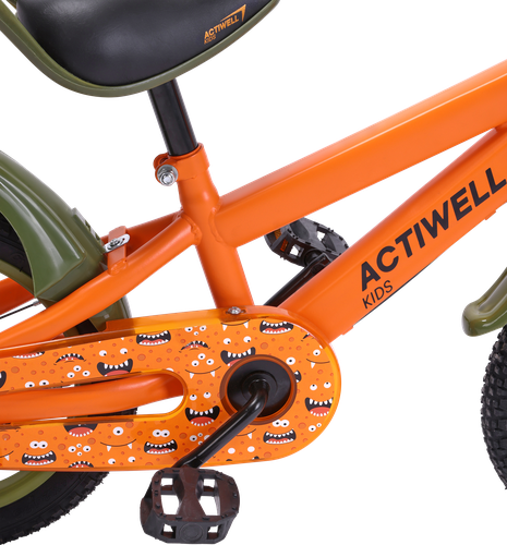 Велосипед детский ACTIWELL 14" стальная рама, в ассортименте, Арт. KID-ST14-B, крупный план