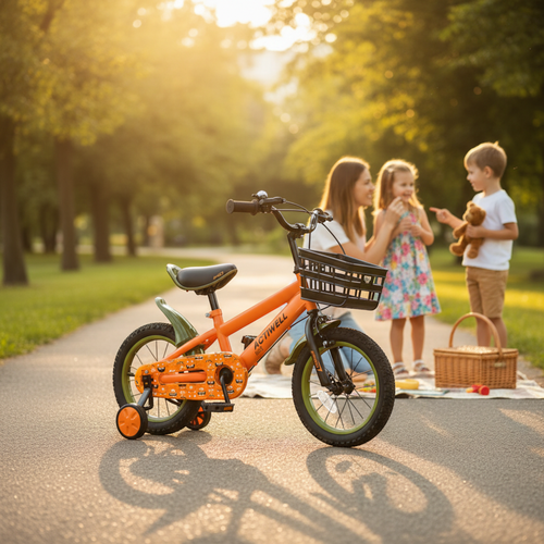 Велосипед детский ACTIWELL 14" стальная рама, в ассортименте, Арт. KID-ST14-B, детальное фото