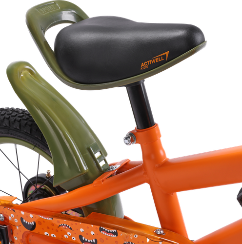 Велосипед детский ACTIWELL 14" стальная рама, в ассортименте, Арт. KID-ST14-B, крупный план