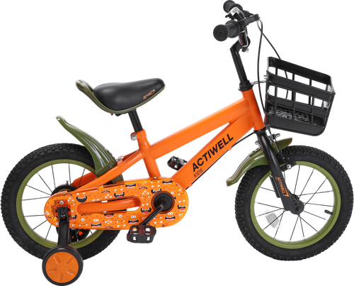 Велосипед детский ACTIWELL 14" стальная рама, в ассортименте, Арт. KID-ST14-B, вид