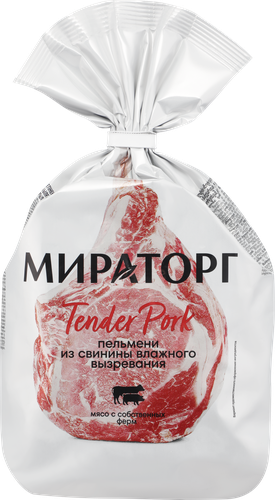 Пельмени МИРАТОРГ Tender Pork, 700г, крупный план