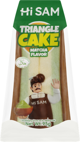 Бисквит HI SAM со вкусом зеленого чая матча, 95г, детальное фото