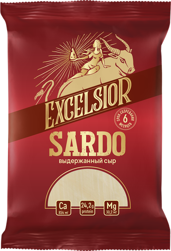 Сыр EXCELSIOR Sardo 45%, без змж, 180г, фото