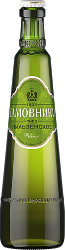 Пиво светлое ХАМОВНИКИ Пильзенское фильтрованное пастеризованное 4,8%, 0.45л, вид