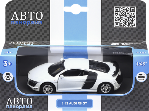 Машинка АВТОПАНОРАМА металлическая 1:43 спорткары, в ассортименте, фотография