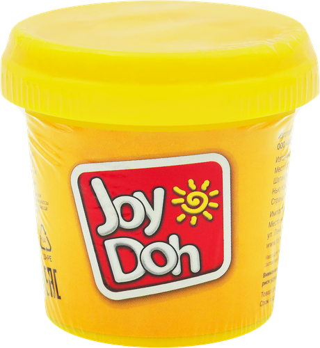 Масса для лепки JOY DOH 1 баночка, цвет в ассортименте, 112г, Арт. POT-01/112, крупный план