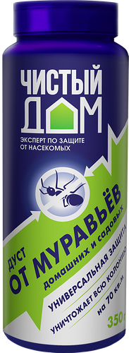 Дуст инсектицидный ЧИСТЫЙ ДОМ, Арт. 02-641, 350г, фото