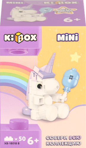 Конструктор KIBOX Единорог, Арт. XB-18018 ABCDEF, изображение