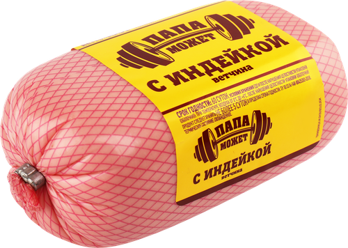 Ветчина ПАПА МОЖЕТ с индейкой, 400г, изображение