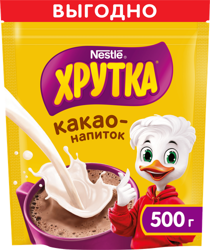 Какао-напиток быстрорастворимый ХРУТКА, 500г, картинка