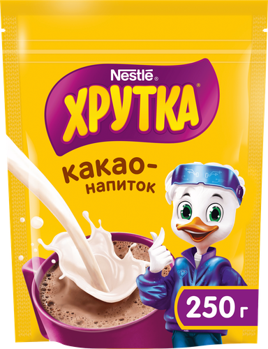 Какао-напиток быстрорастворимый ХРУТКА, 250г, крупный план