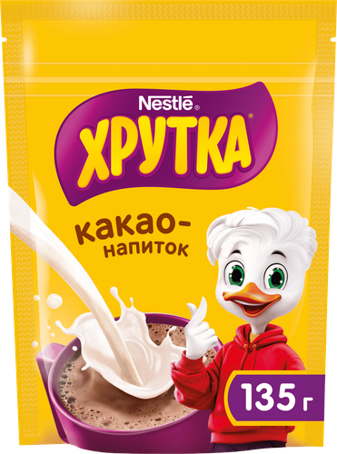 Какао-напиток быстрорастворимый ХРУТКА, 135г, вид