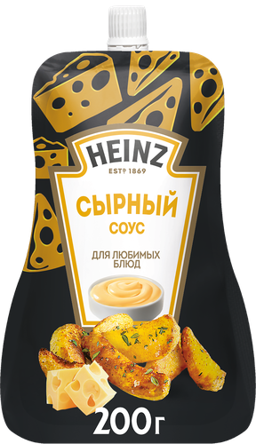 Соус HEINZ Сырный, на основе растительных масел, 200г, картинка