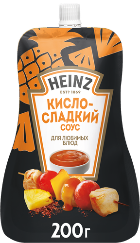 Соус деликатесный HEINZ Кисло-сладкий, 200г, детальное фото