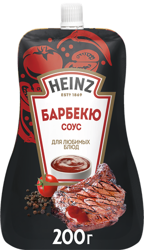 Соус томатный HEINZ Барбекю, 200г, детальное фото