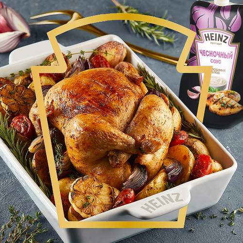 Соус HEINZ Чесночный, на основе растительных масел, 200г, картинка