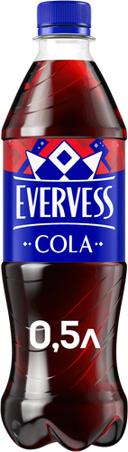 Напиток EVERVESS Кола газированный, 0.5л, картинка