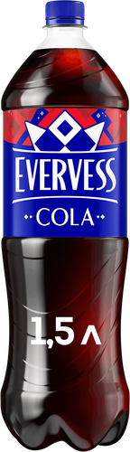 Напиток EVERVESS Кола сильногазированный, 1.5л, вид