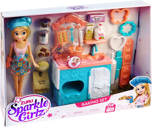 Набор игровой SPARKLE GIRLZ Кукла в пекарне, 10 предметов, Арт. 100183-2023-S001, изображение