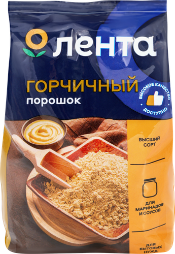 Горчичный порошок ЛЕНТА, 200г, изображение