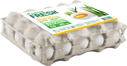 Яйцо куриное Яркий желток СО ЛЕНТА FRESH, 20шт, детальное фото