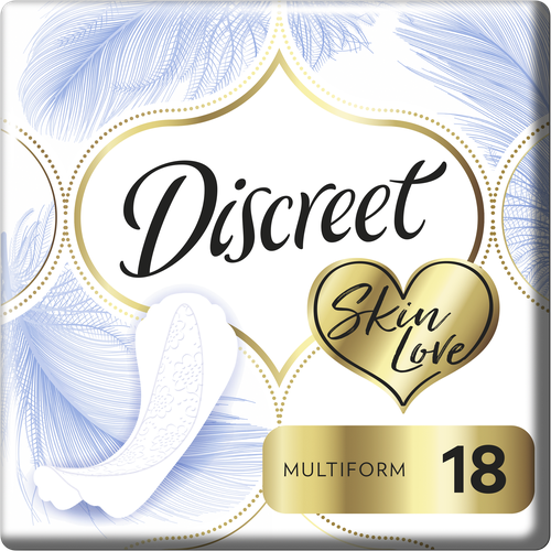 Прокладки ежедневные DISCREET Multiform Skin Love, 18шт, картинка
