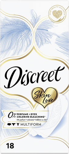 Прокладки ежедневные DISCREET Multiform Skin Love, 18шт, фотография