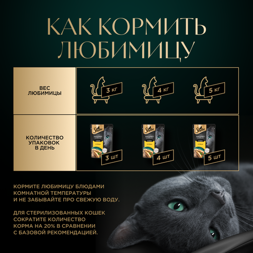 Корм консервированный для кошек SHEBA Нежный паштет в желе Курица, 75г, фотография
