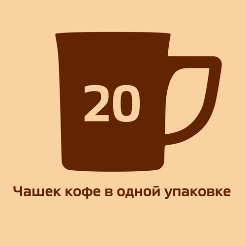 Напиток кофейный растворимый НЕСКАФЕ Мягкий 3в1, 14,5гх20шт, картинка