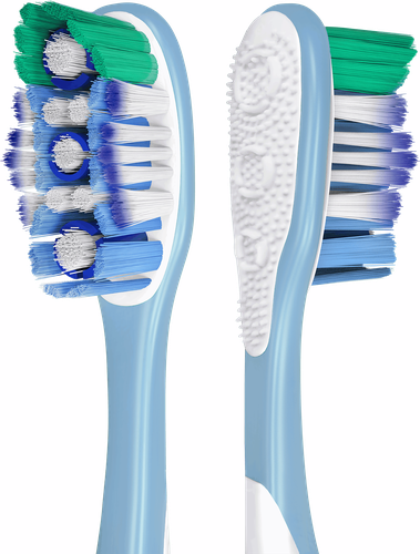 Зубная щетка COLGATE 360 Суперчистота всей полости рта, антибактериальная, средней жесткости, картинка