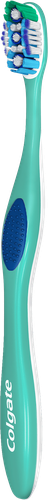 Зубная щетка COLGATE 360 Суперчистота всей полости рта, антибактериальная, средней жесткости, детальное фото