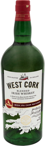Виски WEST CORK Айриш ИПА Каск Мэйчурд Ирландский купажированный 40%, 0.7л