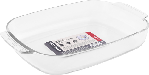Форма для запекания HOMECLUB Fornello 38x25х6,5см, прямоугольная, жаропрочное стекло, Арт. RGC-5 3,8л, вид