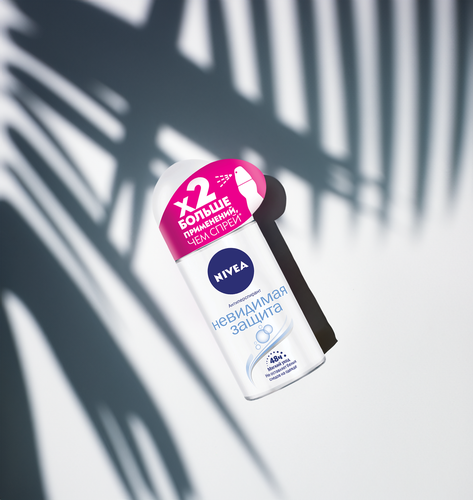 Дезодорант роликовый женский NIVEA Невидимая защита, 50мл, вид