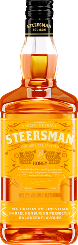 Коктейль STEERSMAN Honey со вкусом меда 35%, 0.7л, вид