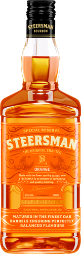Коктейль STEERSMAN Flavor Orange со вкусом апельсина 35%, 0.7л, детальное фото