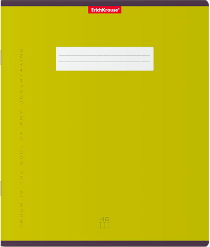 Тетрадь общая ERICHKRAUSE Unicolor Bright 48 листов, в клетку, Арт. 54237, изображение