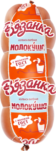 Колбаса вареная ВЯЗАНКА Молокуша, весовая, фотография