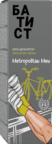 Крем-депилятор БАТИСТ Metropolitan Men, 100мл, картинка