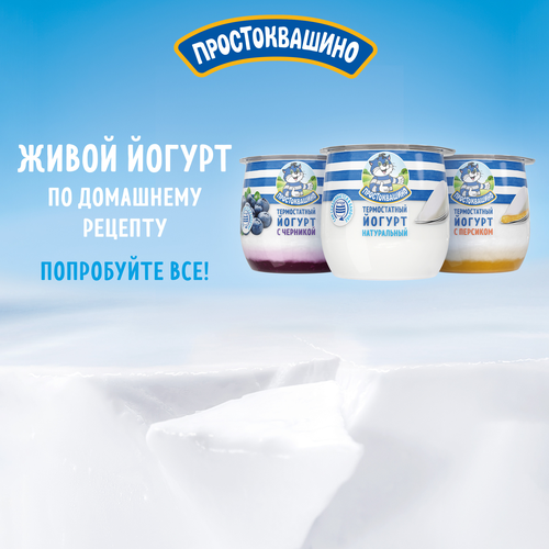 Йогурт термостатный ПРОСТОКВАШИНО 4%, без змж, 160г, вид