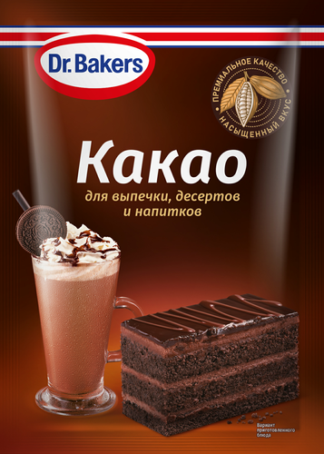 Какао-порошок DR.BAKERS, 25г, картинка