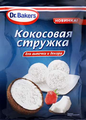 Кокосовая стружка DR.BAKERS, 50г, фото