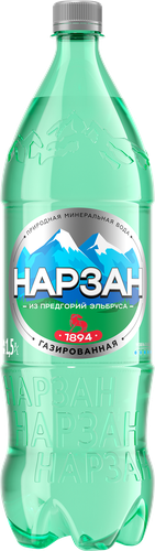 Вода минеральная НАРЗАН газированная, 1.5л, фото
