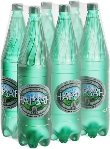 Вода минеральная НАРЗАН газированная, 1.5л, фото
