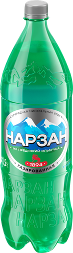 Вода минеральная НАРЗАН газированная, 1.5л, детальное фото