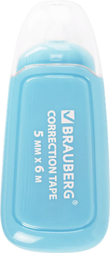Лента корректирующая BRAUBERG Compact plus pastel, 5мм, Арт. 270551, 6м, фото